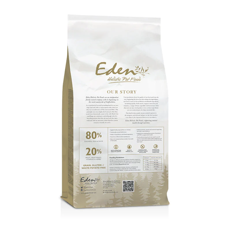 Eden Dog - 80/20 Original Cuisine Small Kibble 12kg - Image 2
