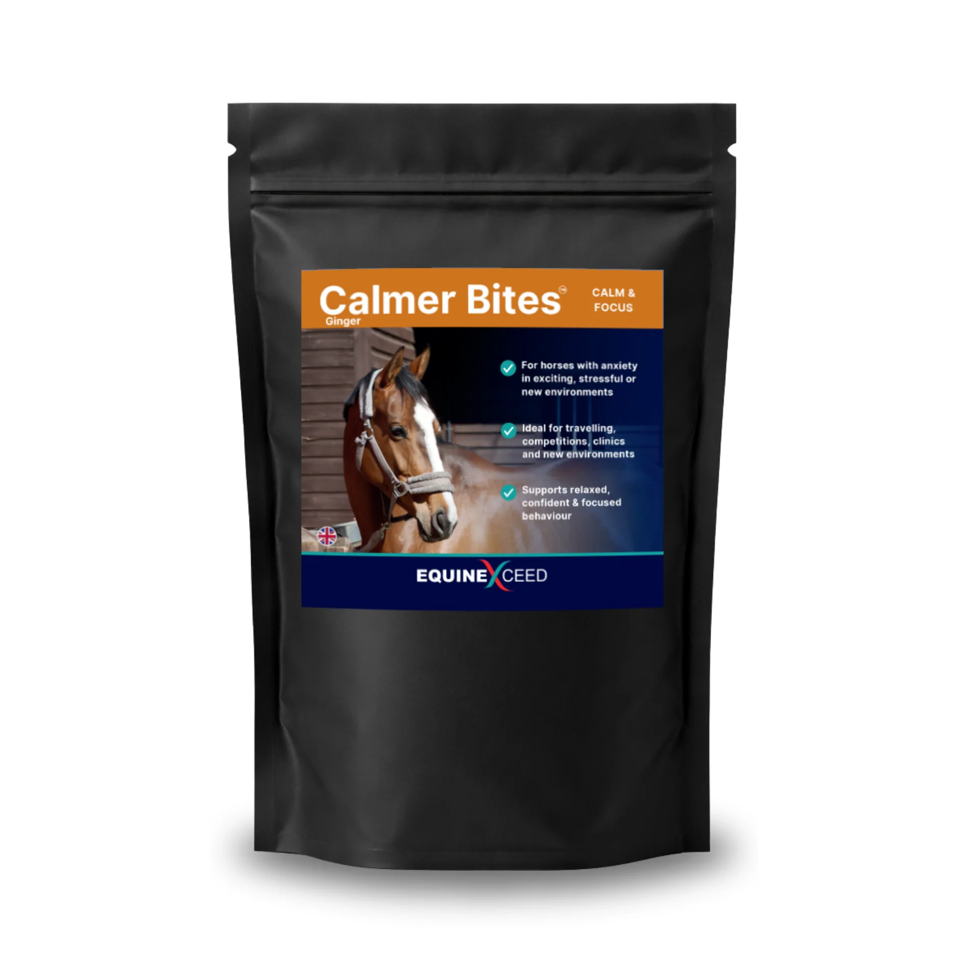 Equine Exceed Calmer Bites Ginger 10 Bites 180g