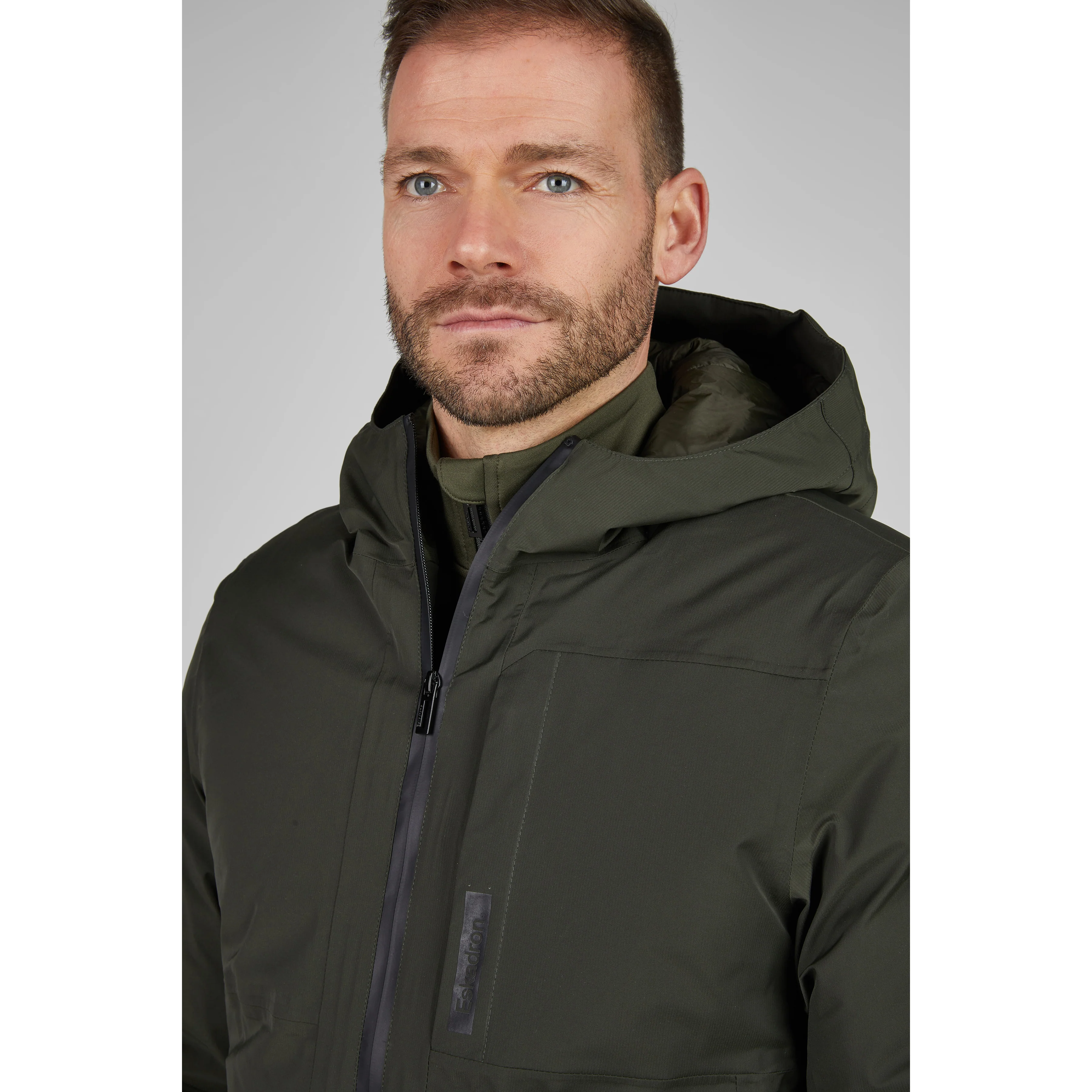 Eskadron Mens Jacket Waterproof Male Dynamic 25 A/W Deep Green - Image 3