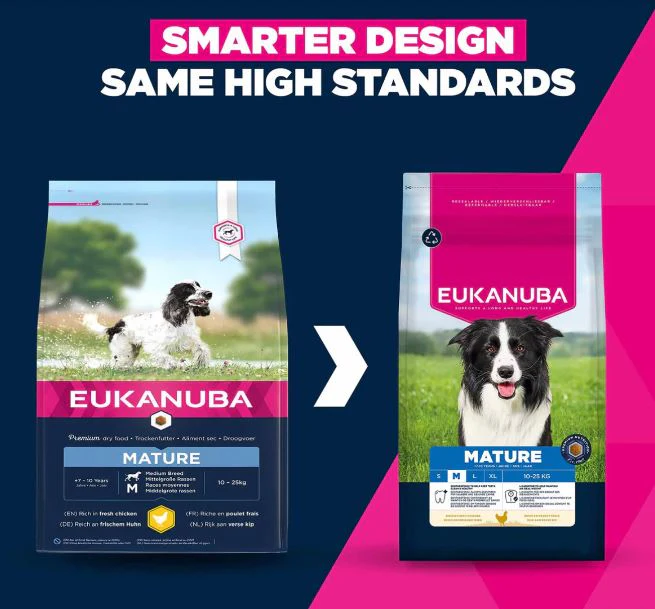 Eukanuba Mature Medium Breed Chicken 12kg - Image 2