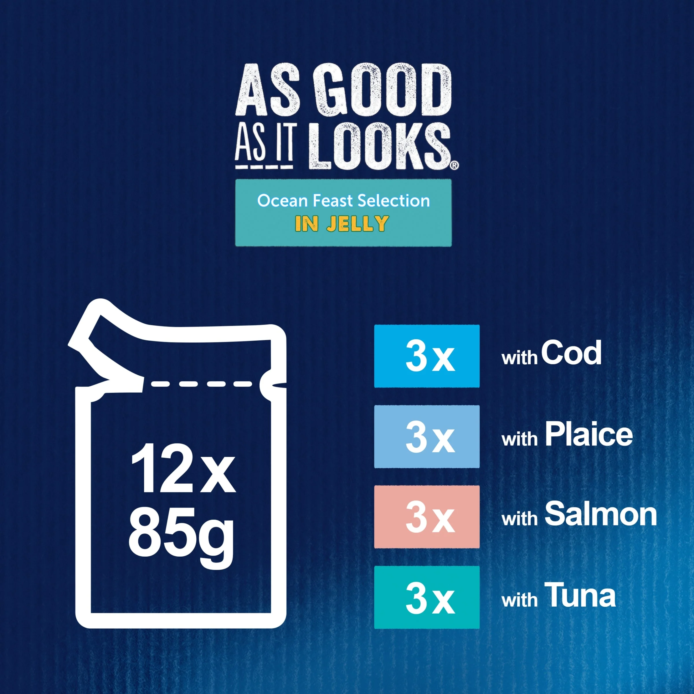 Felix As Good As It Looks Pouch Box Ocean Feasts 12x85g - Image 2