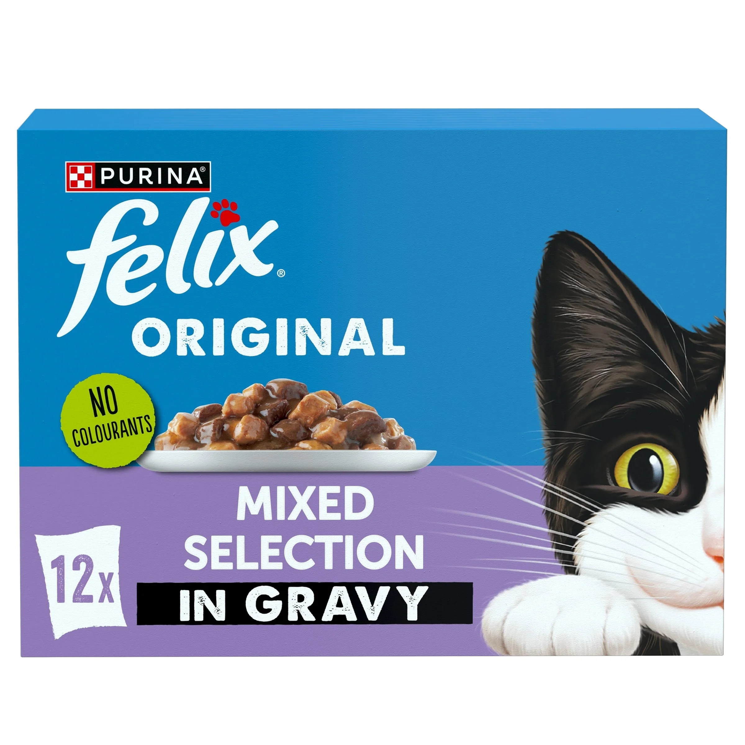 Felix Original Mixed Selection in Gravy Wet Cat Food 12x85g - Image 5