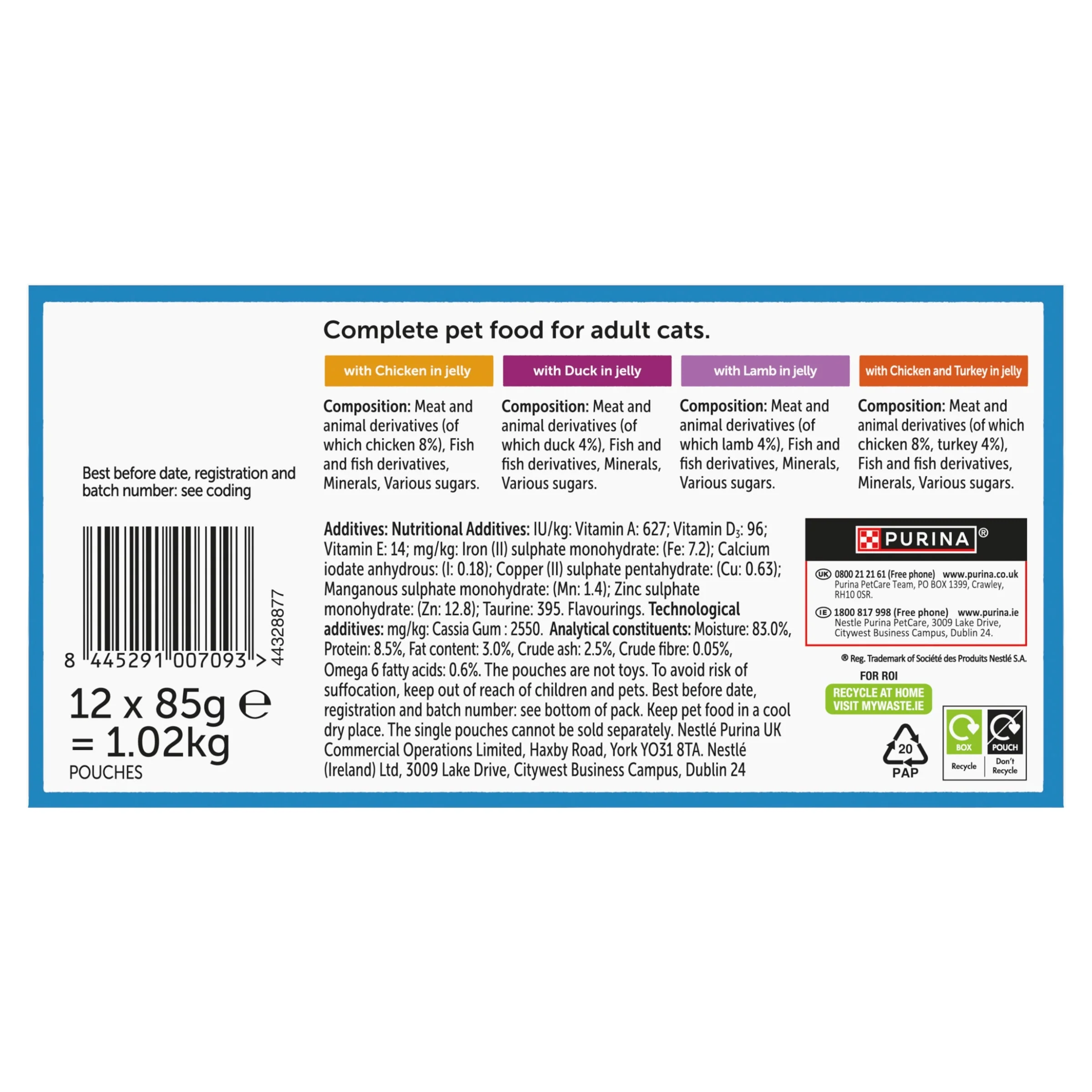 Felix Original Farm Selection in Jelly Wet Cat Food 12x85g - Image 2