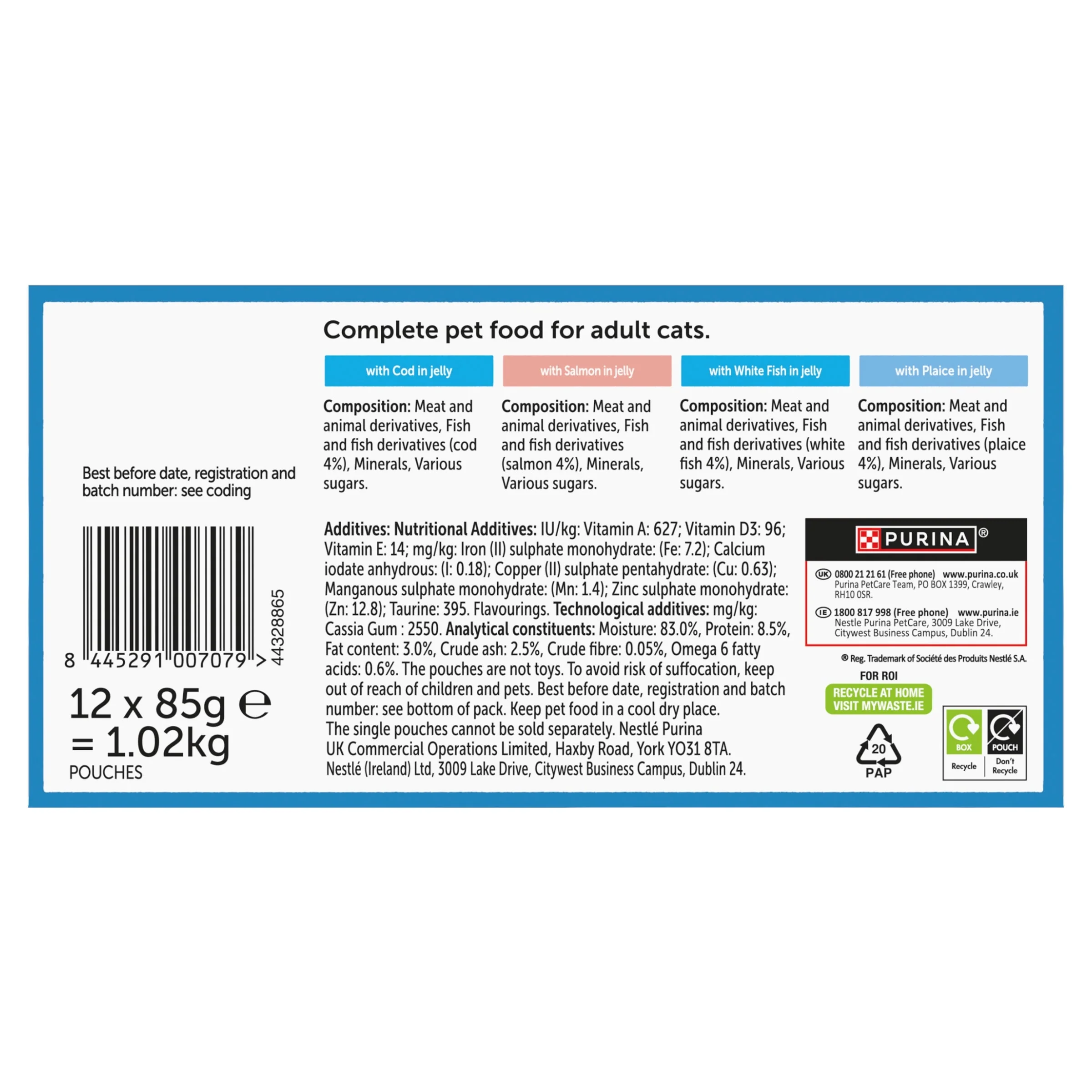 Felix Original Fish Selection In Jelly Wet Cat Food 12x85g - Image 2