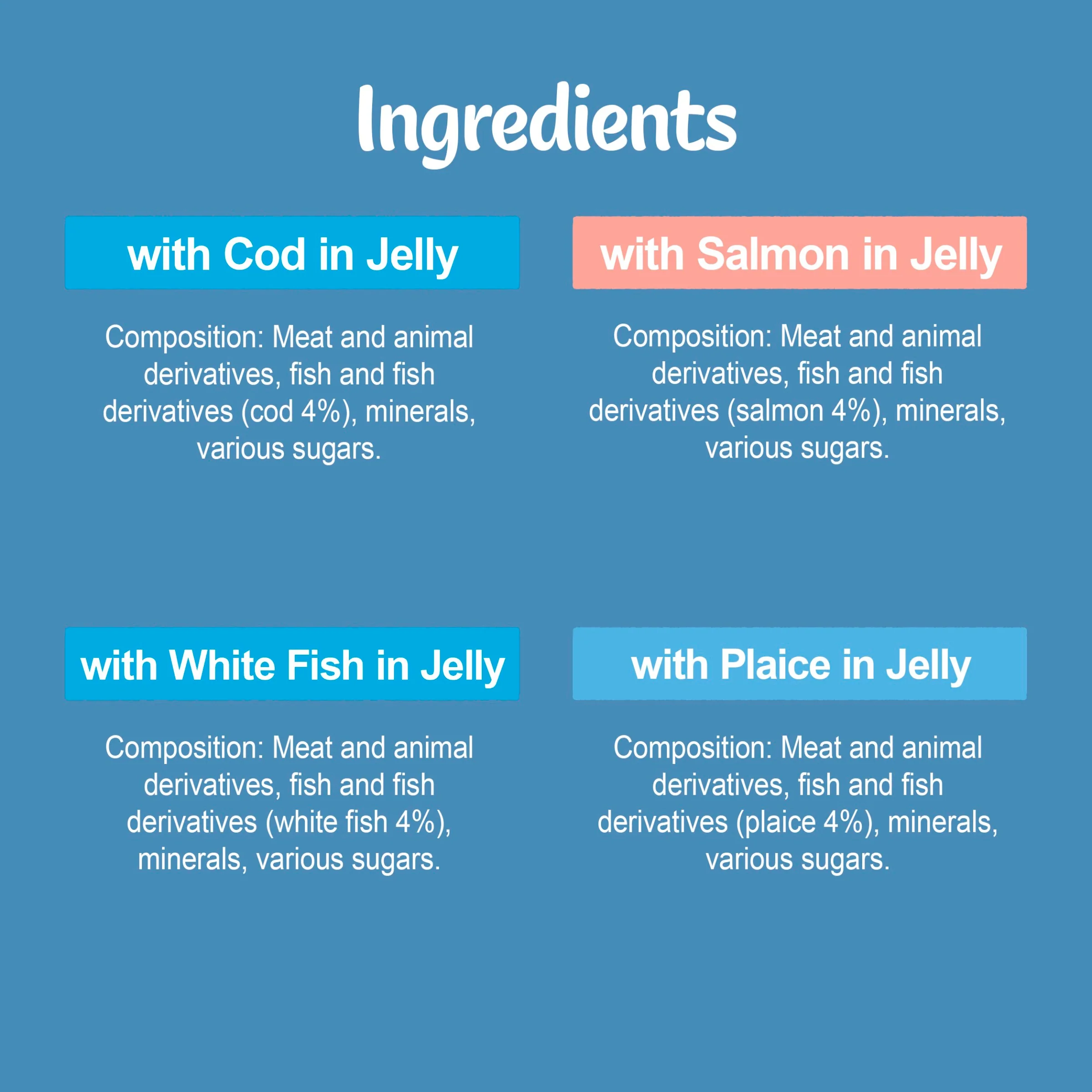 Felix Original Fish Selection in Jelly Wet Cat Food 80x85g - Image 2