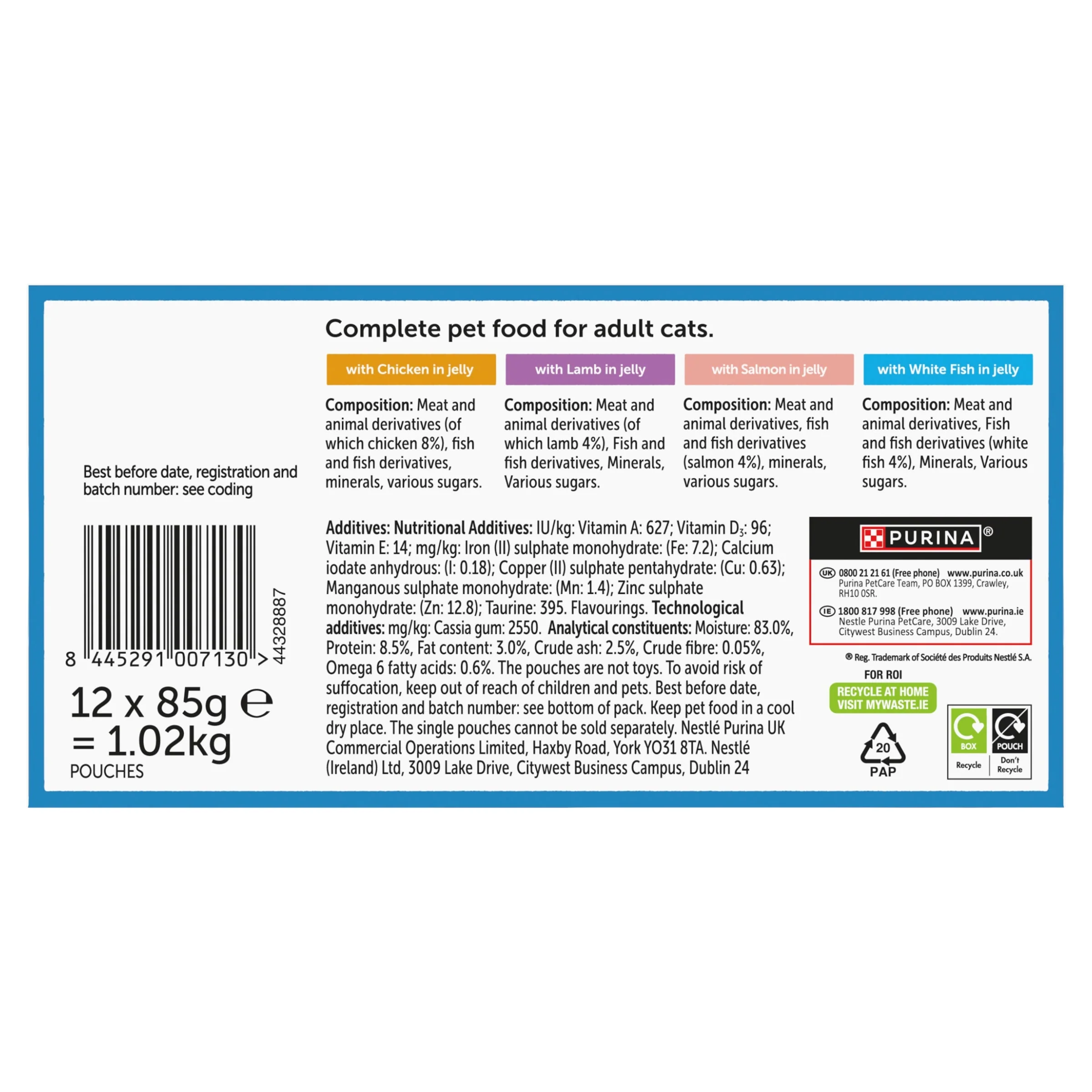 Felix Original Mixed Selection In Jelly Wet Cat Food 12x85g - Image 2
