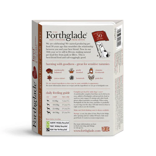 Forthglade Adult Complete Grain Free Beef & Sweet Potato 395g - Image 2