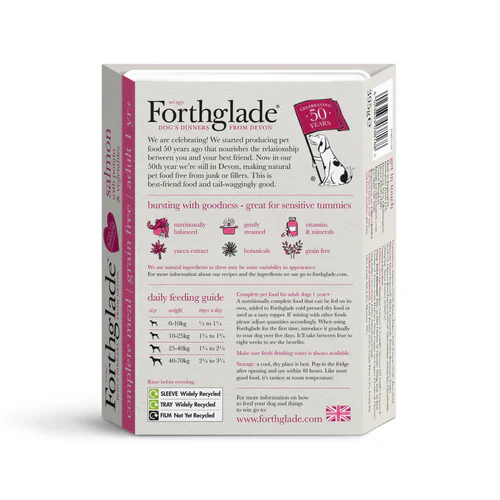 Forthglade Adult Complete Grain Free Salmon & Potato 395g - Image 2