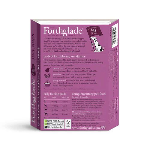 Forthglade 2months+ Complementary Just Duck 395g - Image 2