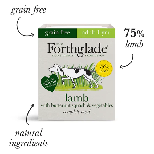 Forthglade Adult Complete Grain Free Duo Variety Lamb & Turkey 12x395g - Image 2