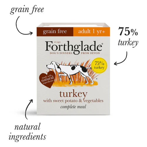 Forthglade Adult Complete Grain Free Duo Variety Lamb & Turkey 12x395g - Image 3