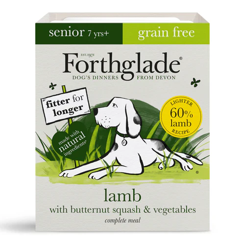 Forthglade Senior Complete Grain Free Turkey & Lamb Variety Pack 12x395g - Image 2