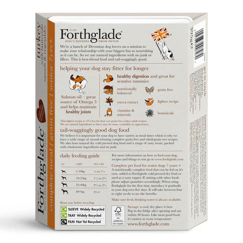 Forthglade Senior Grain Free Turkey & Butternut Squash 395g - Image 2