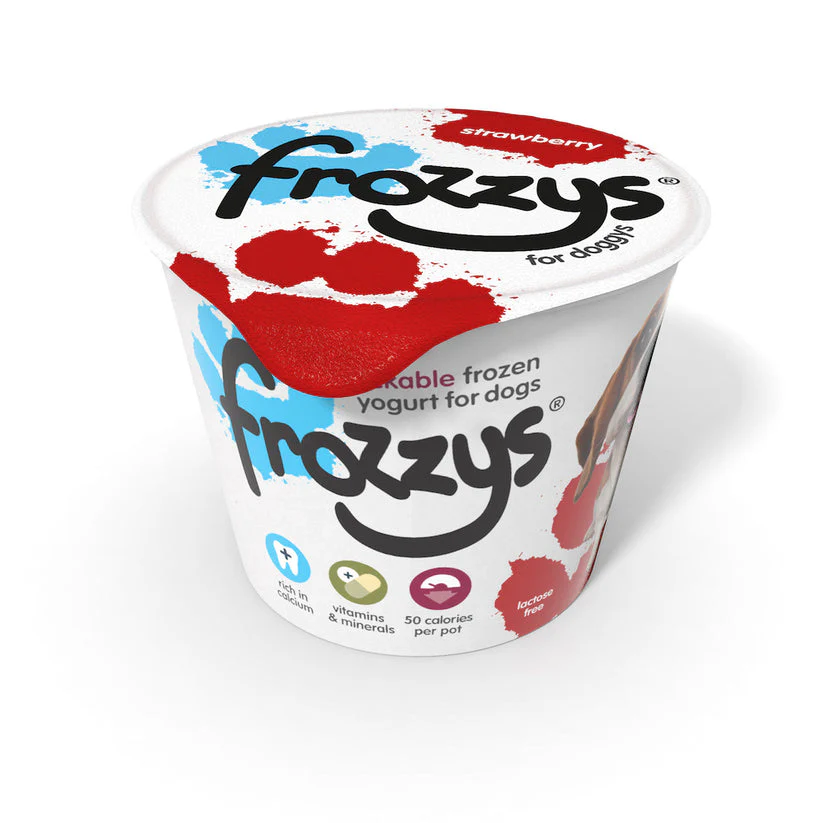 Frozzys Strawberry Frozen Yogurt For Dogs 85g - Image 2