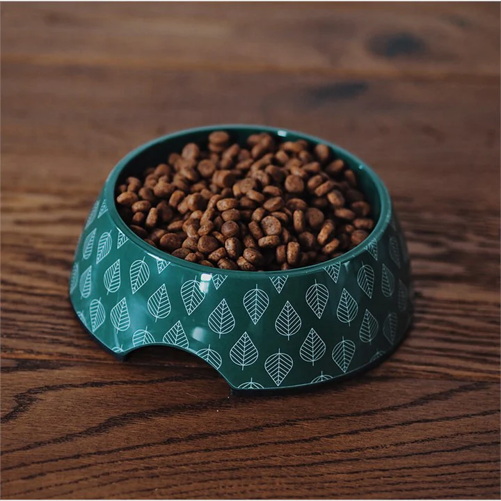 Great & Small Green Leaf Melamine Pet Bowl 17.5cm - Image 2