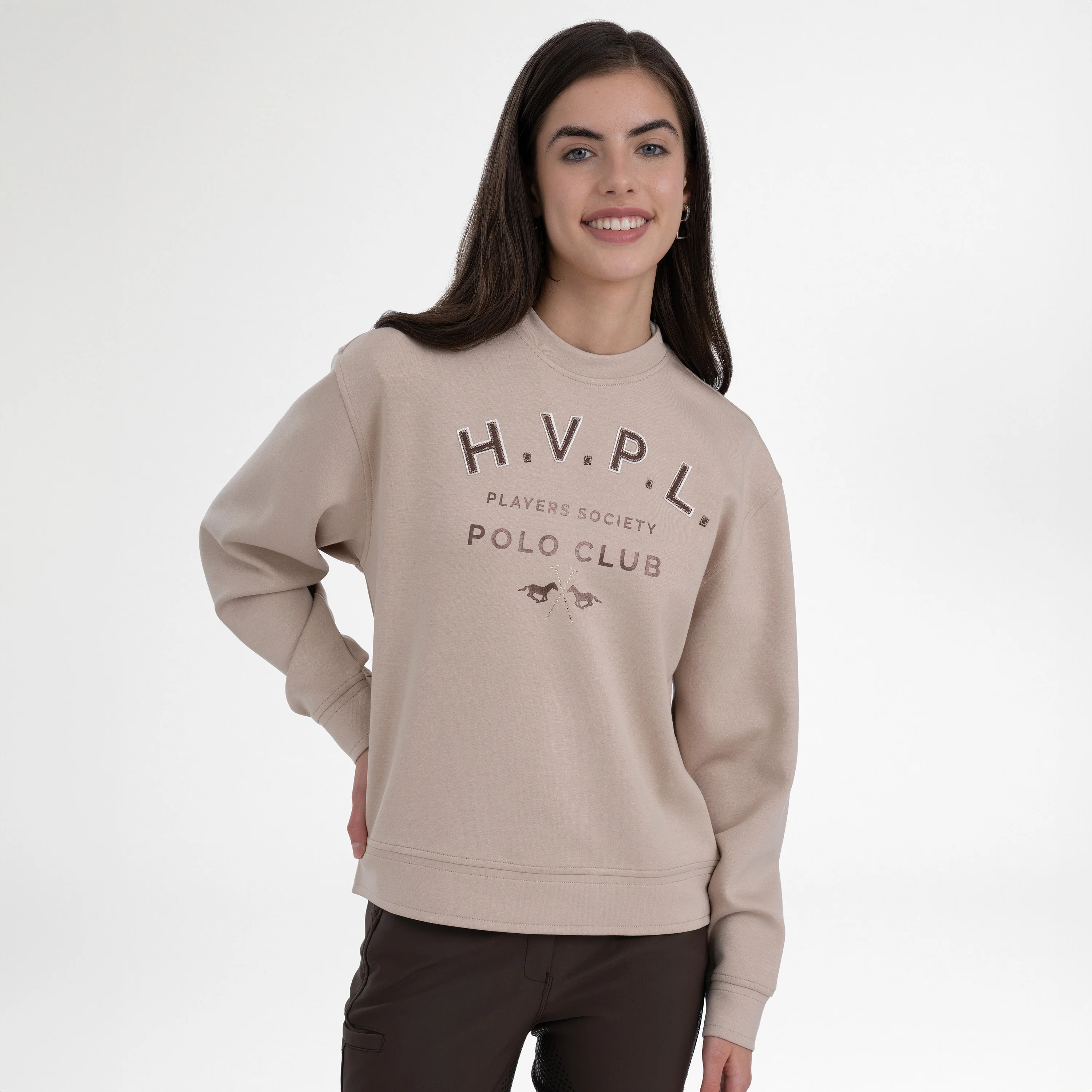 HV Polo Sweater HVPJanice Champagne - Image 2