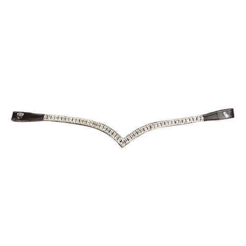 Hy Equestrian ProPresicce Signature V Diamante Browband - Image 4