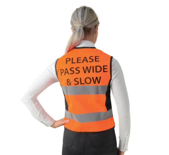 Hy Reflector Waistcoat - Please Pass Wide & Slow - Image 4