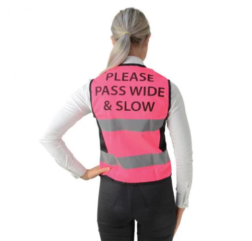 Hy Reflector Waistcoat - Please Pass Wide & Slow - Image 6