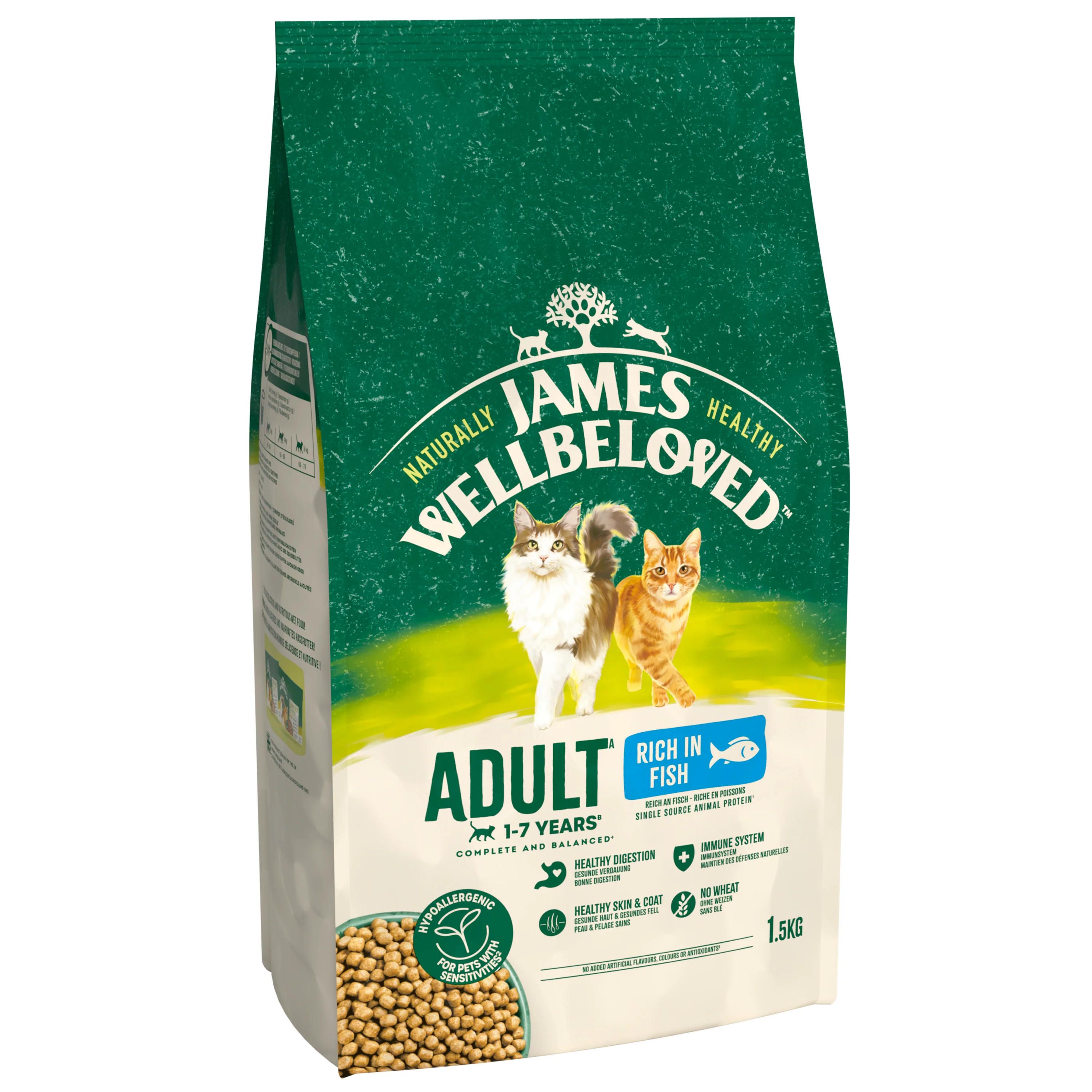 James Wellbeloved Cat - Adult Fish 1.5kg - Image 4