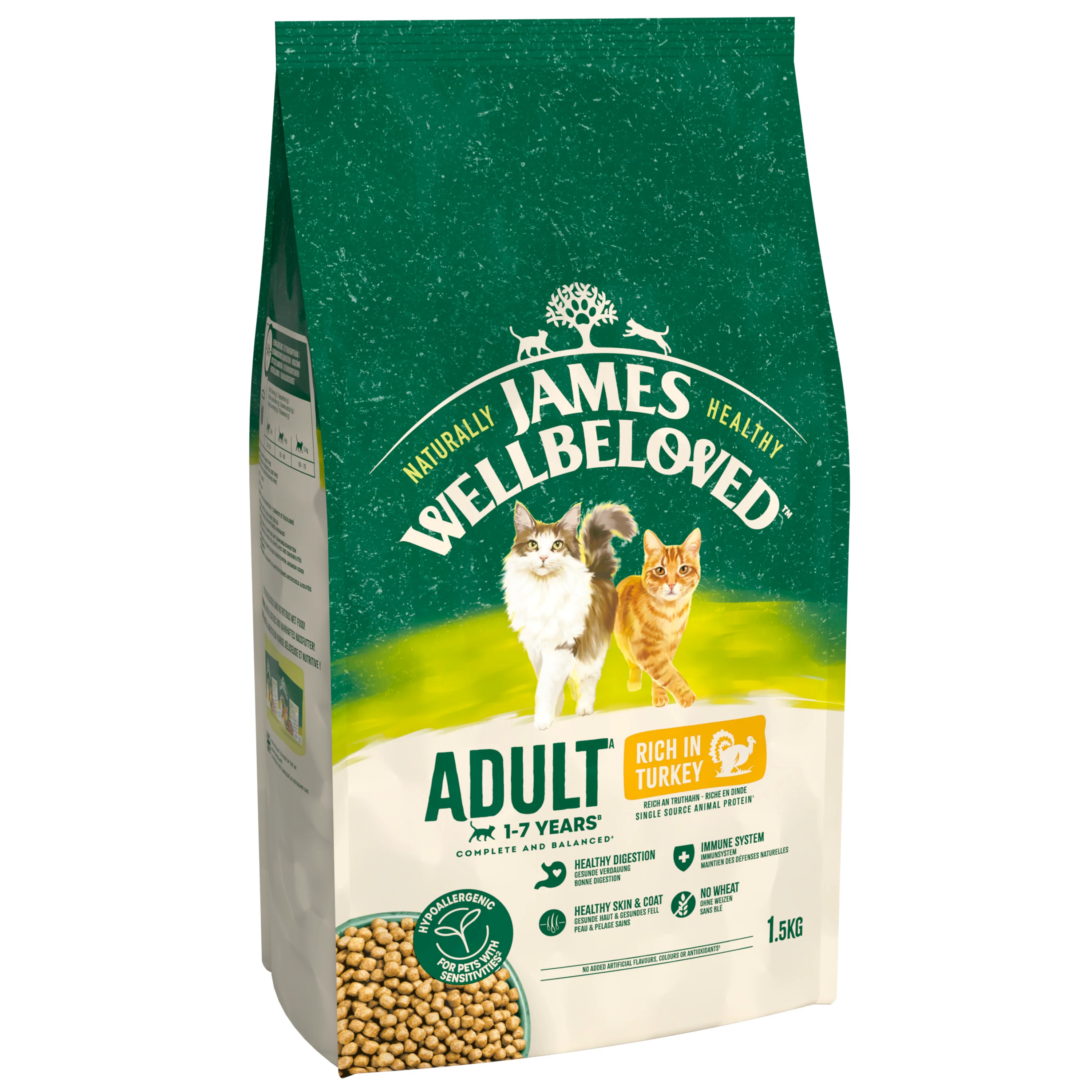 James Wellbeloved Cat - Adult Turkey 1.5kg - Image 4