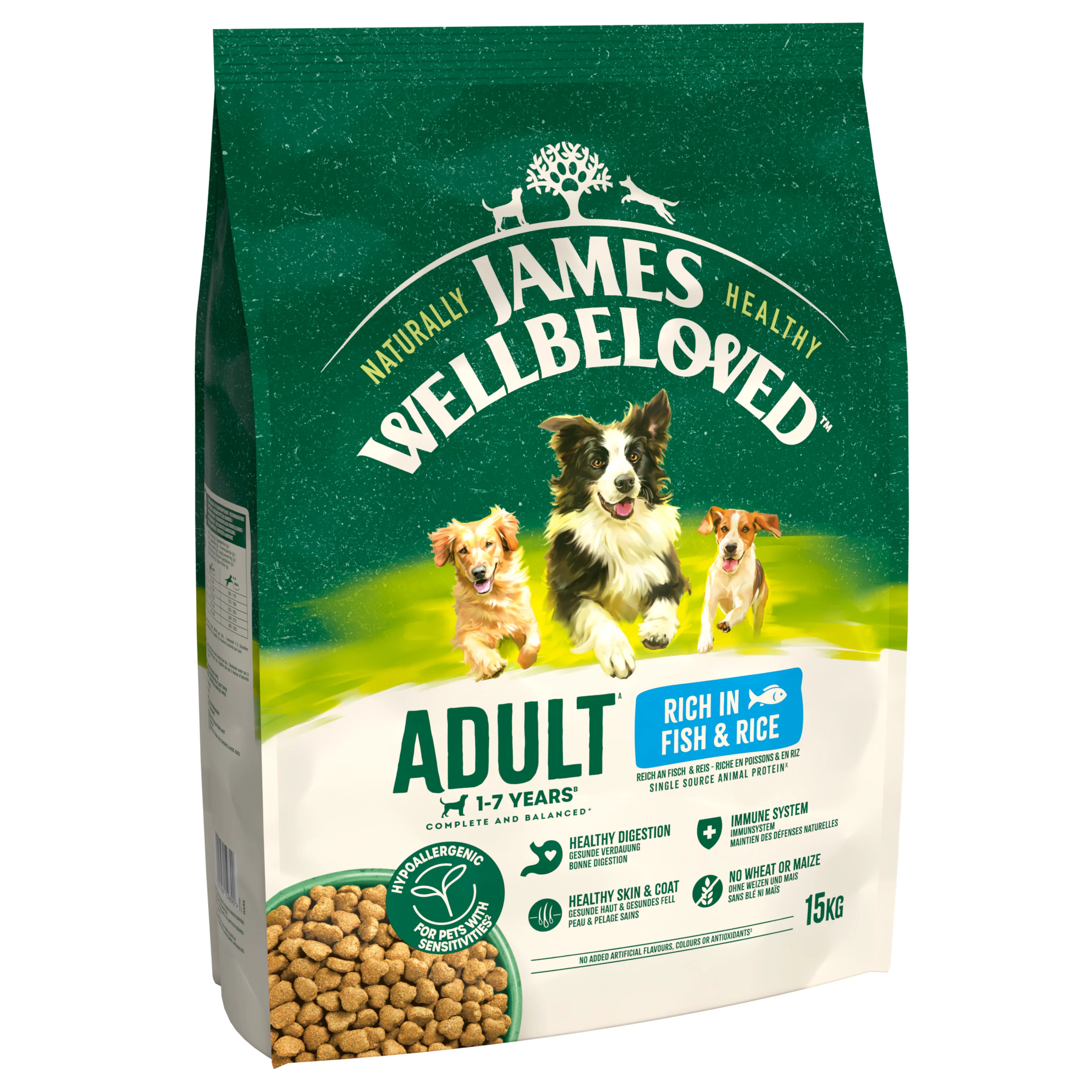 James Wellbeloved Dog - Adult Fish & Rice 15kg - Image 4