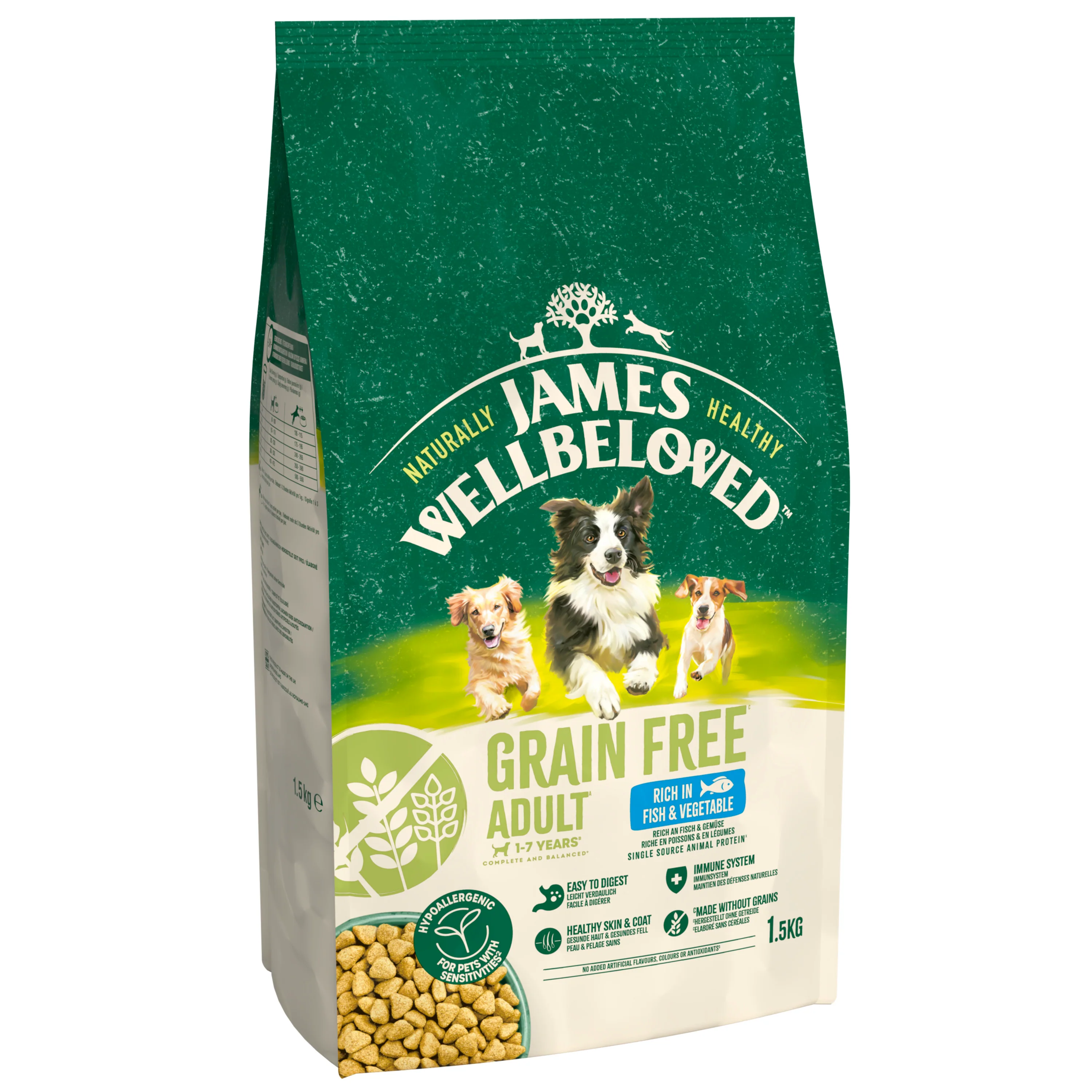 James Wellbeloved Dog - Adult Grain Free Fish & Veg 1.5kg - Image 4