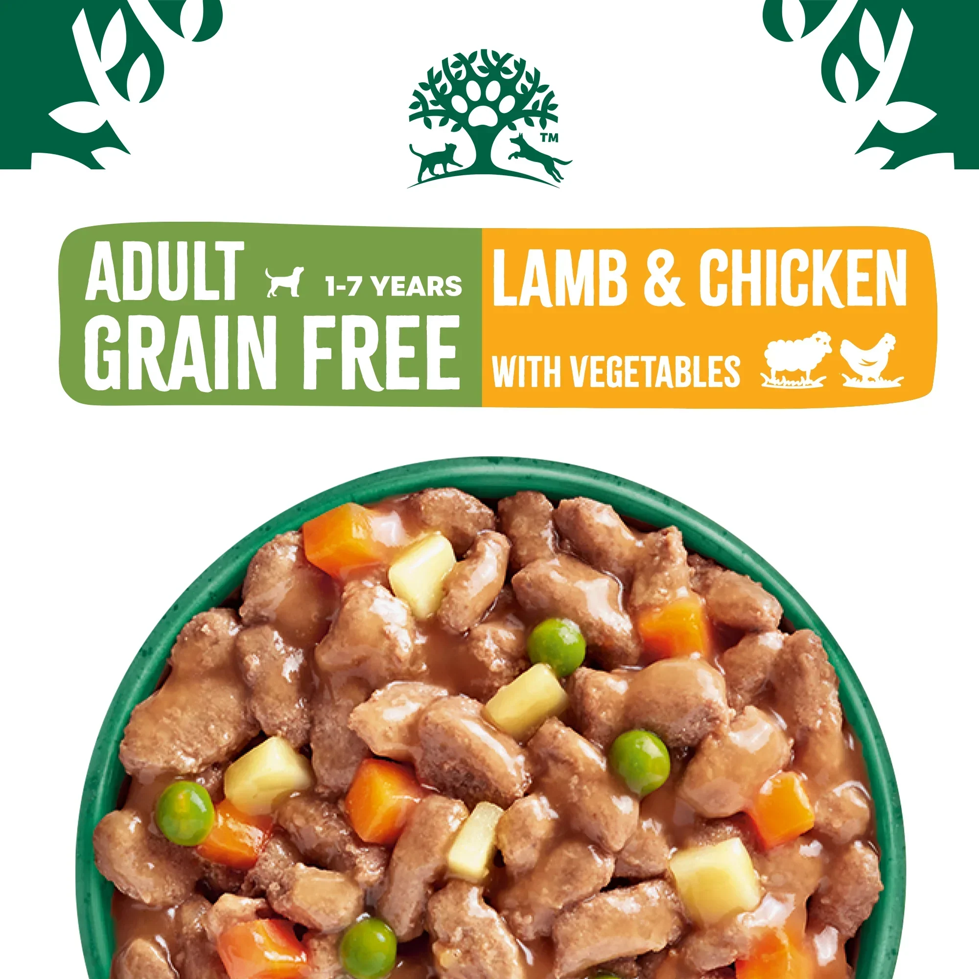 James Wellbeloved Dog - Adult Pouch Grain Free Lamb & Chicken 12x90g - Image 2