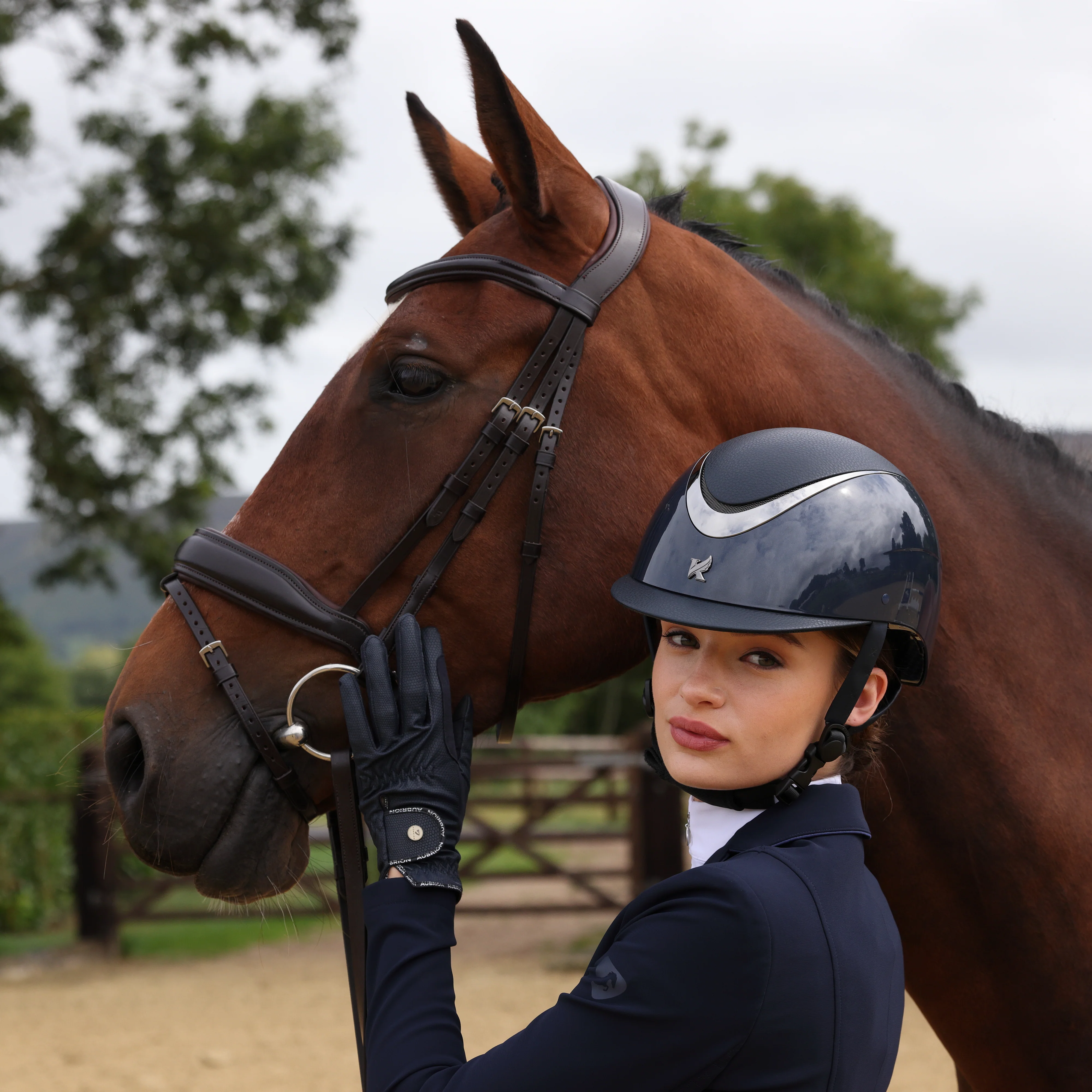 Karben Carey Ellipse Standard Peak Riding Hat - Image 8