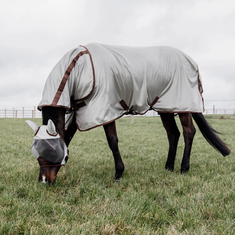 Kentucky Horsewear Mesh Fly Rug Classic Silver - Image 2