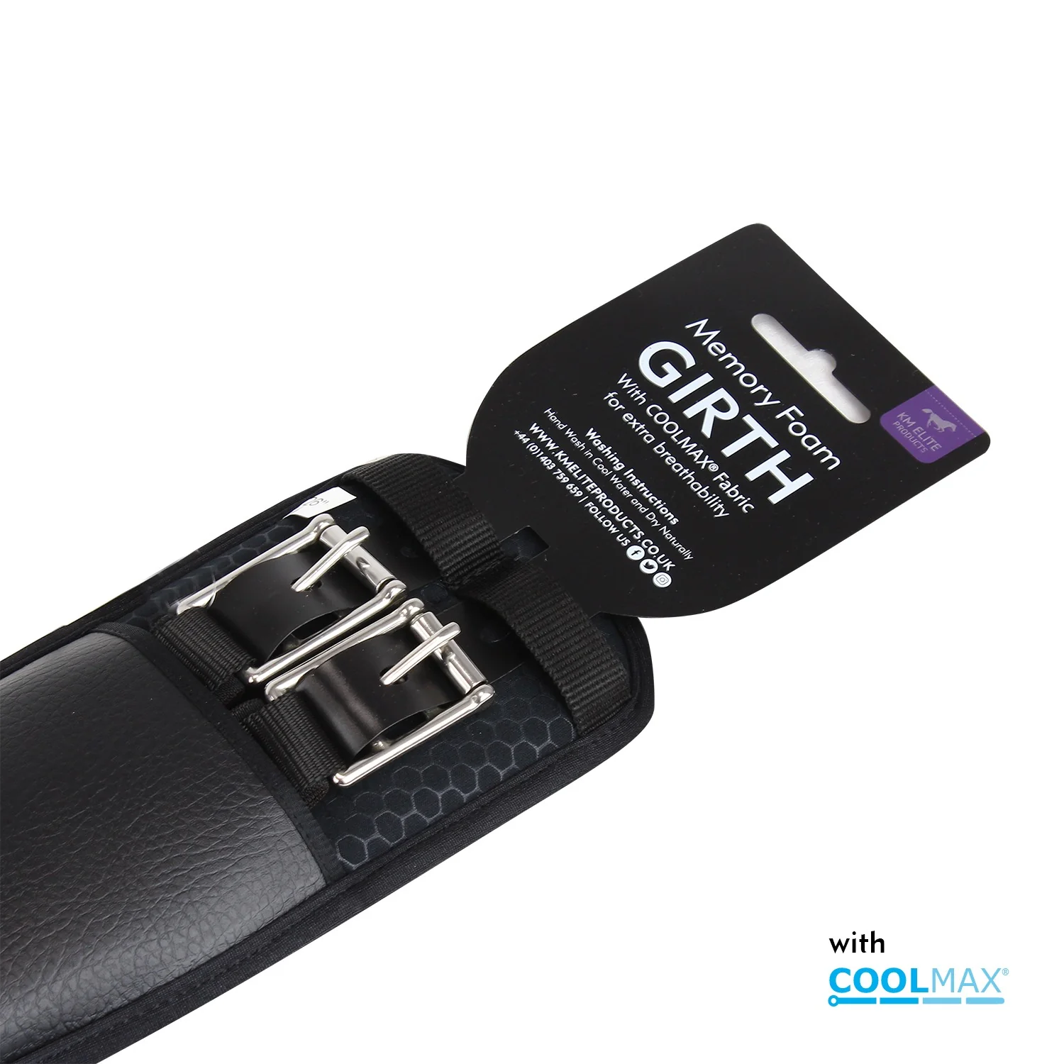 KM Elite Memory Foam Dressage Girth - Image 2