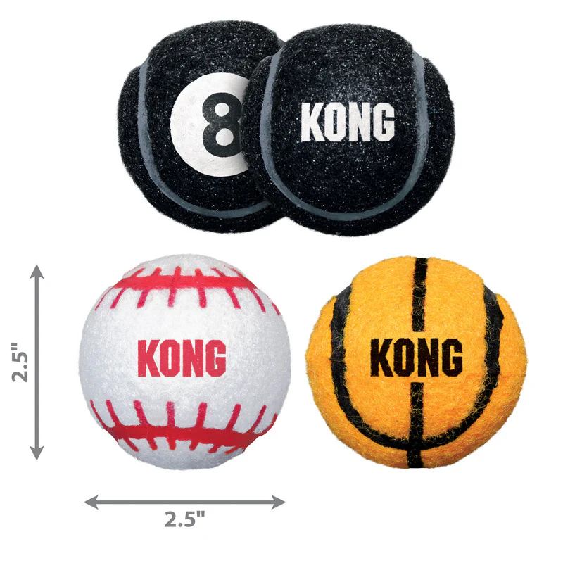 KONG Sport Ball Medium 3pk - Image 2