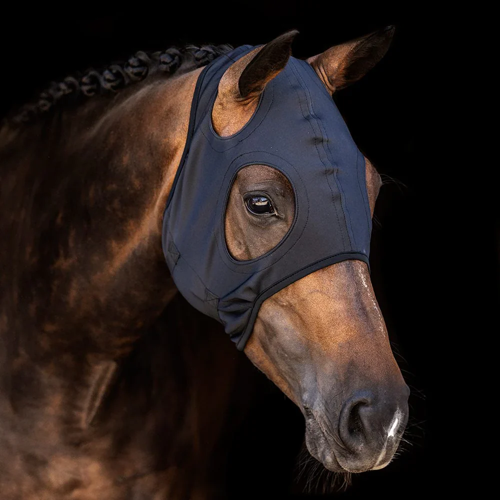 Lami-Cell Titanium Fly Mask Black - Image 3