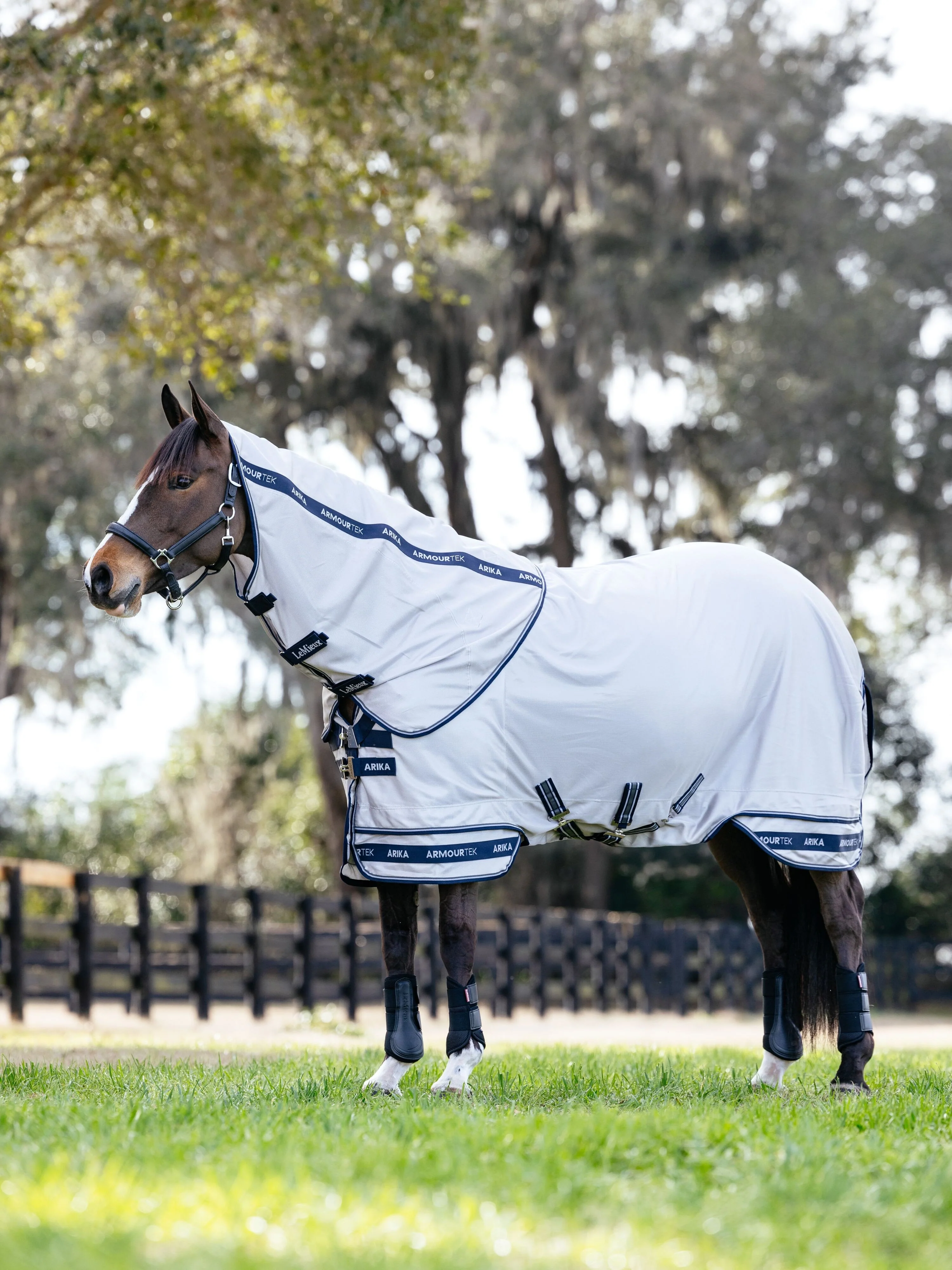 Le Mieux Arika Armour-Tek Fly Rug Grey - Image 4