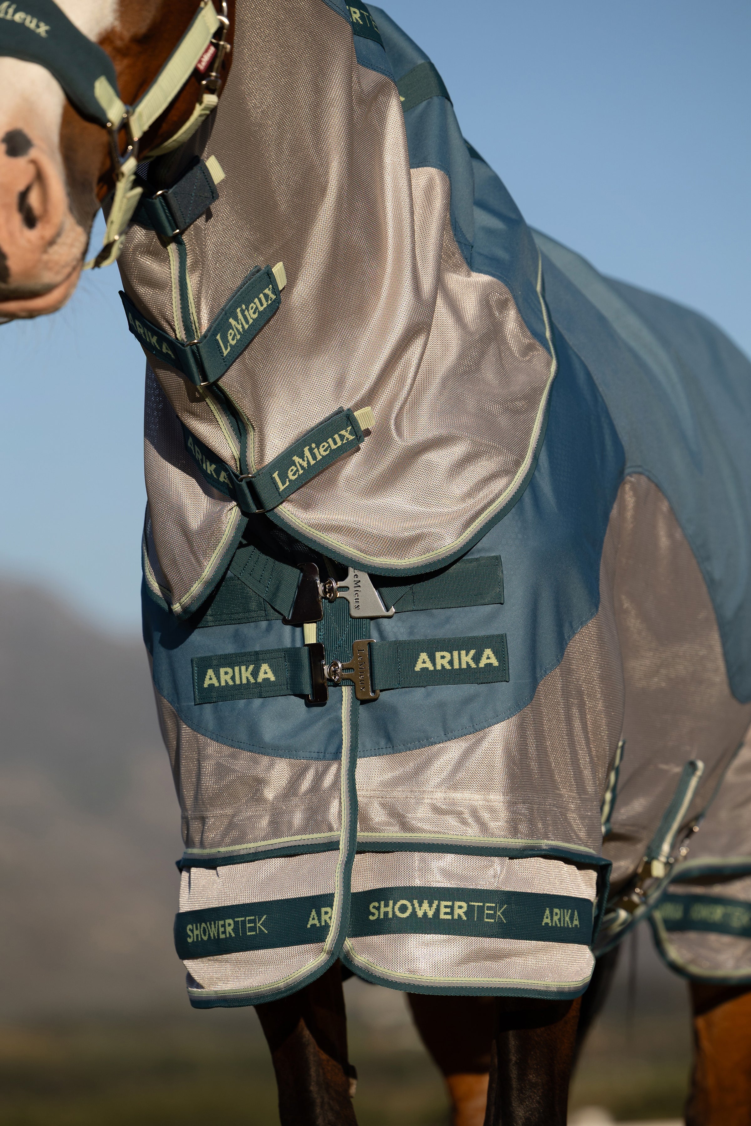 Le Mieux Arika Camo Shower-Tek Fly Rug Jungle - Image 4