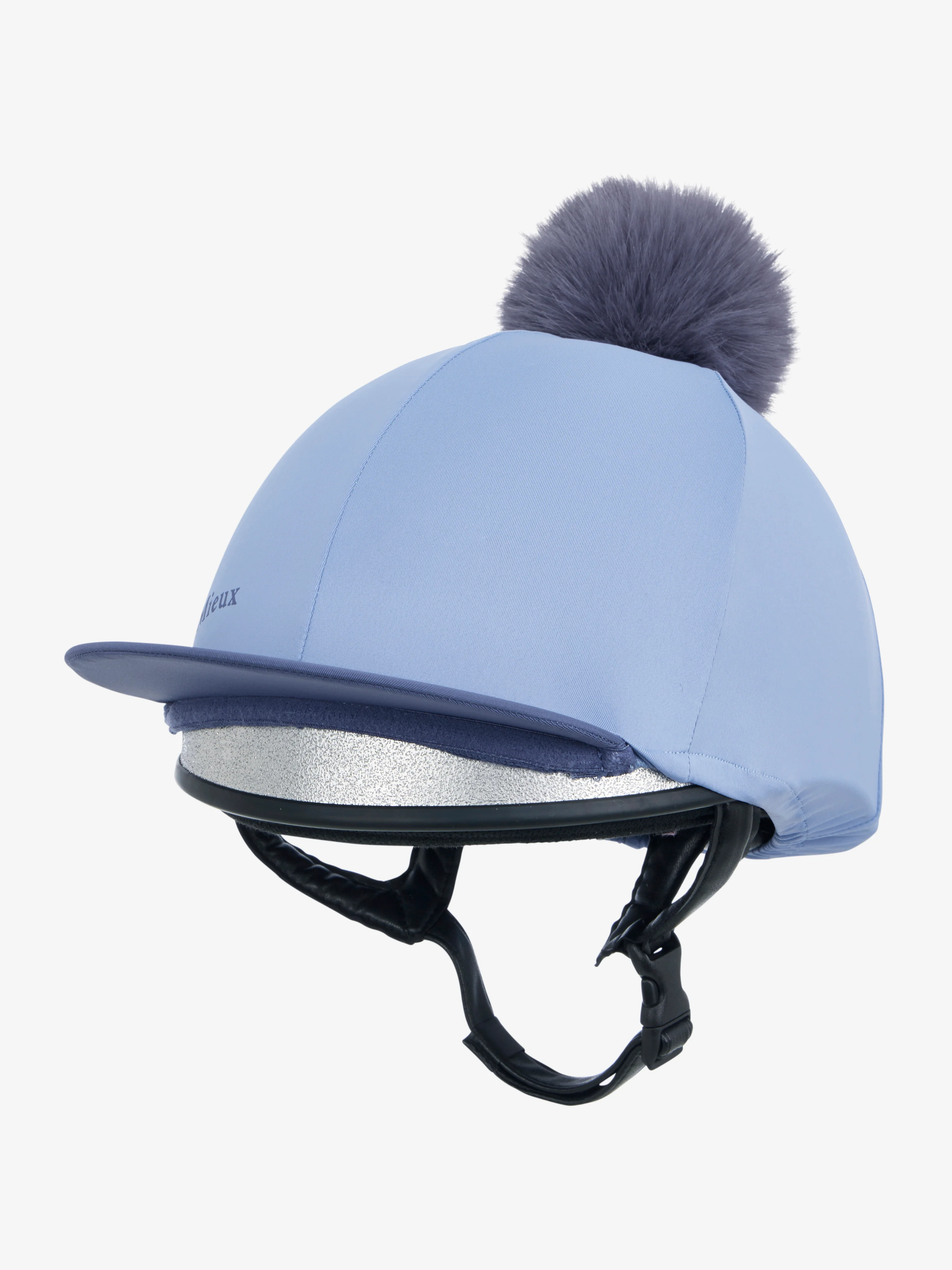 Le Mieux Classique Pom Hat Silk Powder Blue - Image 3