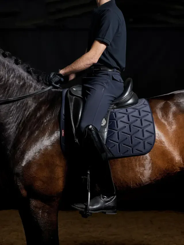 Le Mieux ProForm Moulded Dressage Pad Navy Large - Image 2