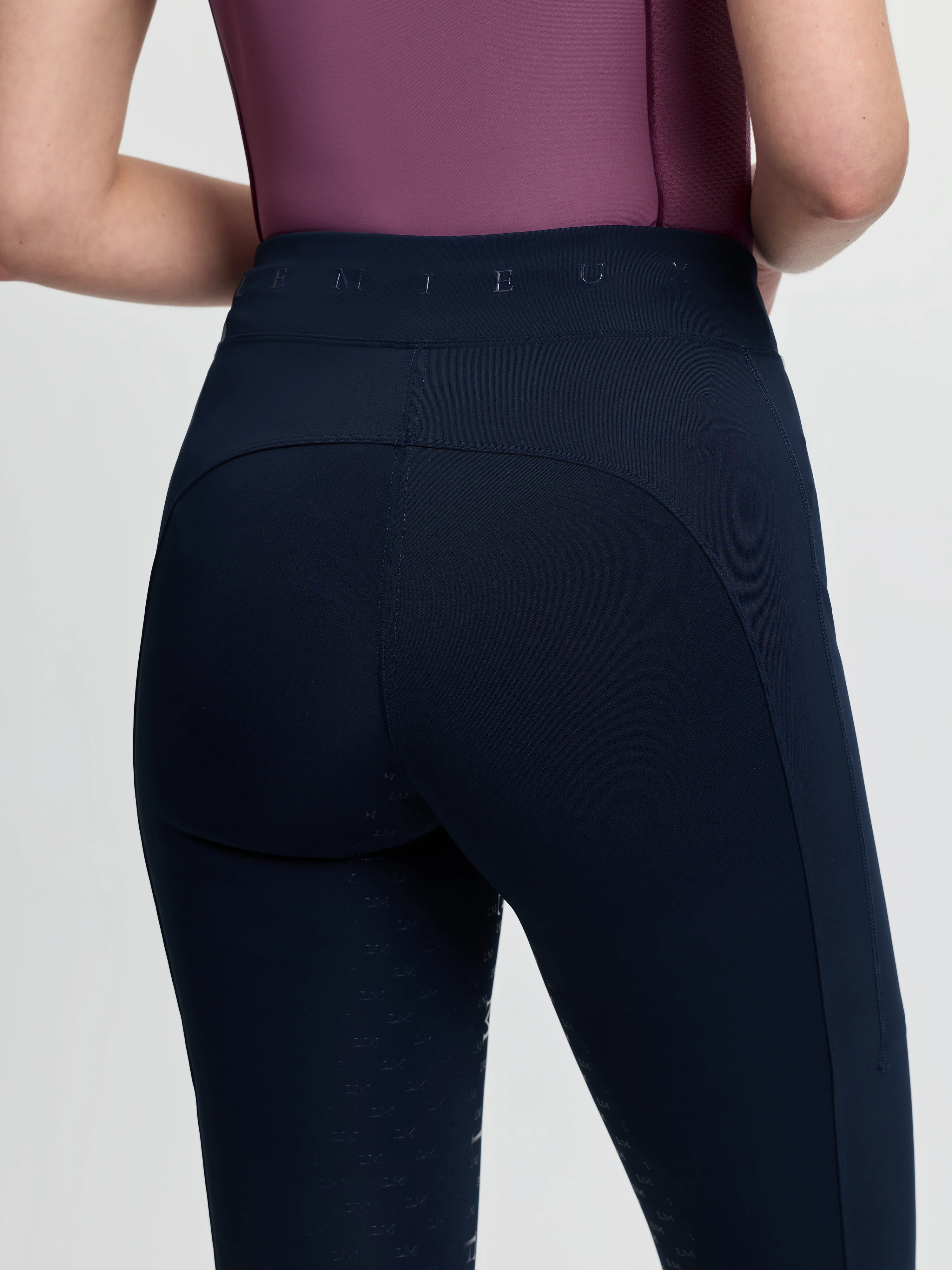 Le Mieux Simone Cross Over Half Seat Pull On Navy - Image 4