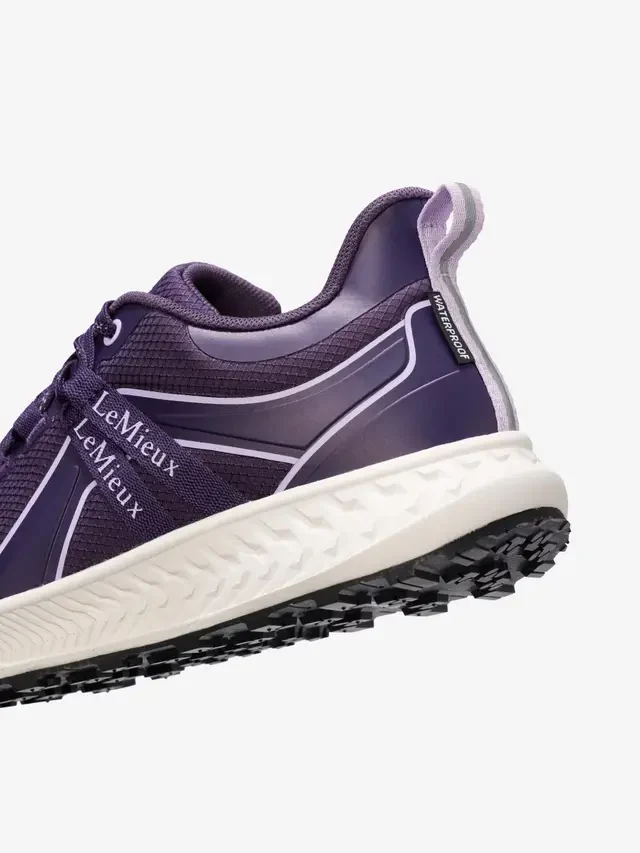 Le Mieux Trax Viva Waterproof Trainer Juniper / Lilac - Image 4
