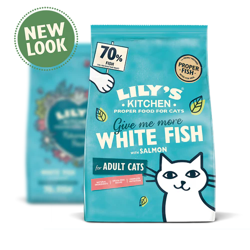 Lily's Kitchen Cat - White Fish with Salmon Dry Food 2kg - Image 2