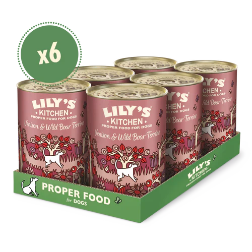 Lily's Kitchen Dog Tin Venison & Wild Boar Terrine 6x400g - Image 2