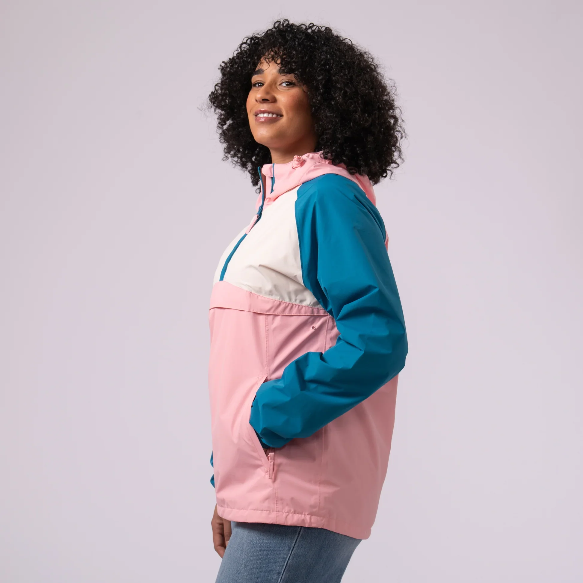 Mac In A Sac Nomad Kagoul Teal/Pink - Image 4