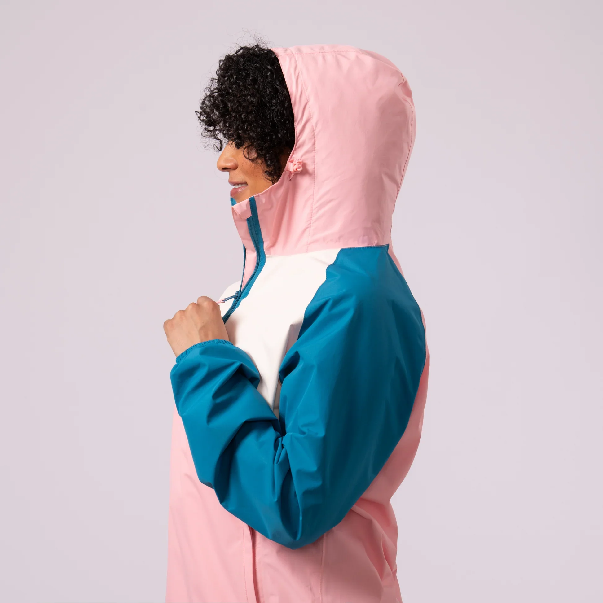 Mac In A Sac Nomad Kagoul Teal/Pink - Image 5
