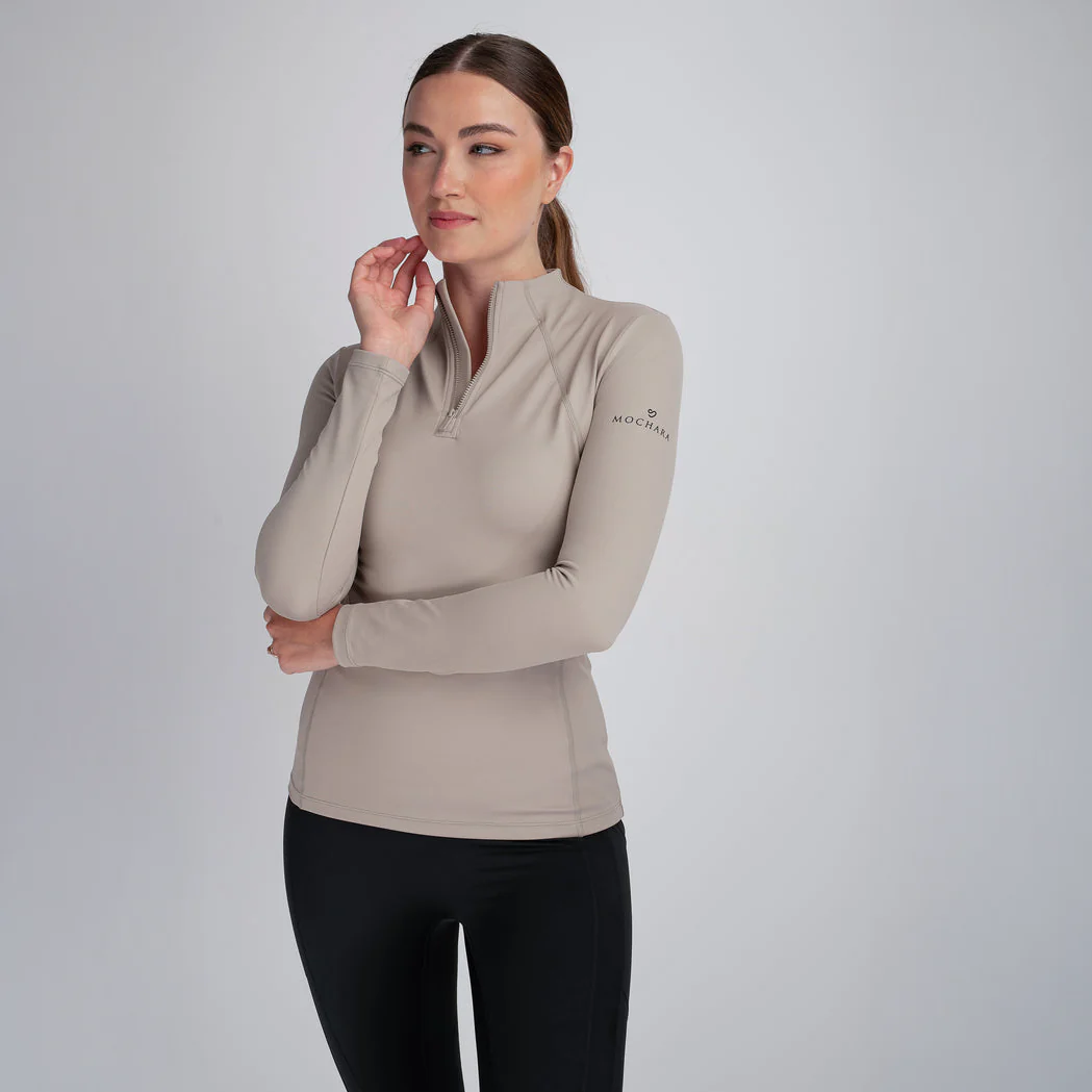 Mochara Technical Base Layer Taupe Recycled - Image 3
