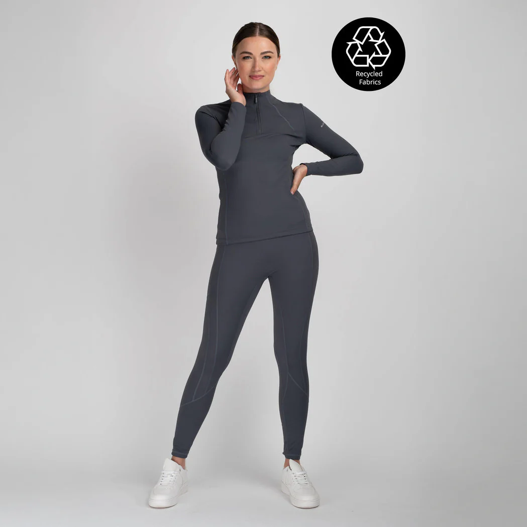 Mochara Technical Leggings Charcoal Recycled - Image 5