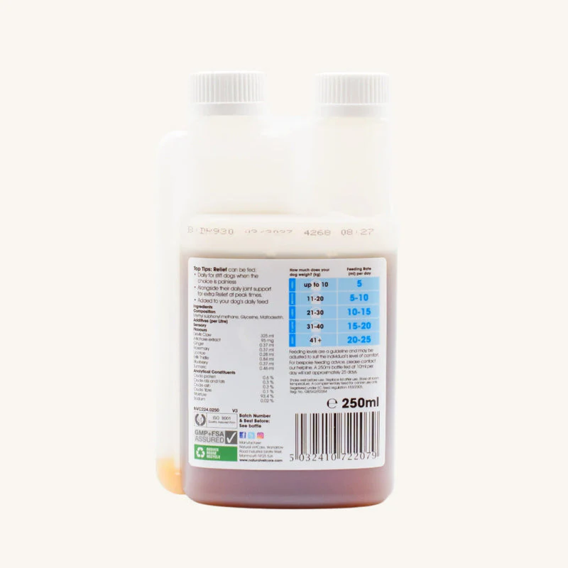 NAF NVC Dog Relief Liquid 250ml - Image 2