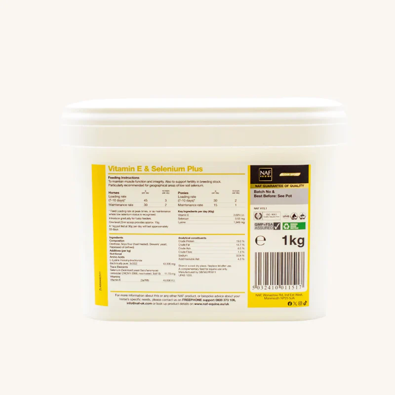 NAF Vitamin E Selenium & Lysine 1kg - Image 2