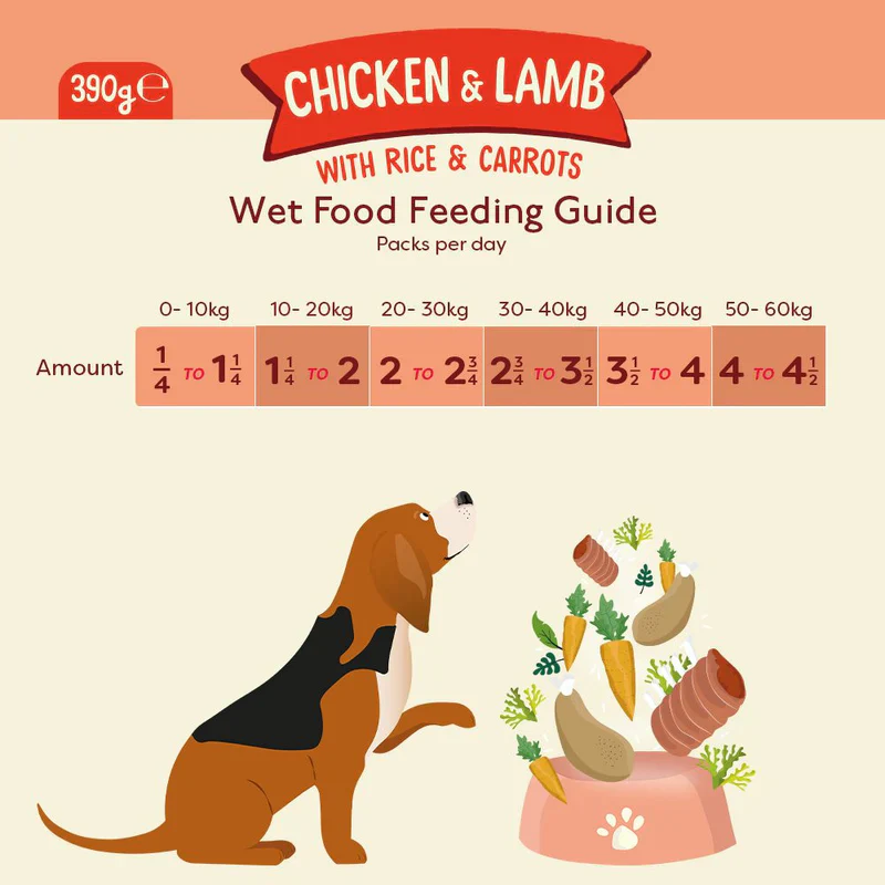 Nature Diet Dog - Chicken & Lamb 390g - Image 2