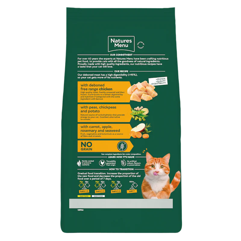 Natures Menu Cat - Adult Chicken 1.25kg - Image 2