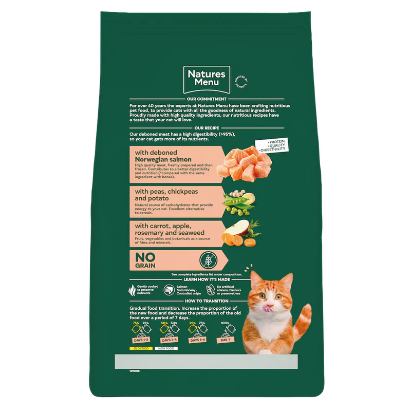 Natures Menu Cat - Adult Salmon 3kg - Image 2